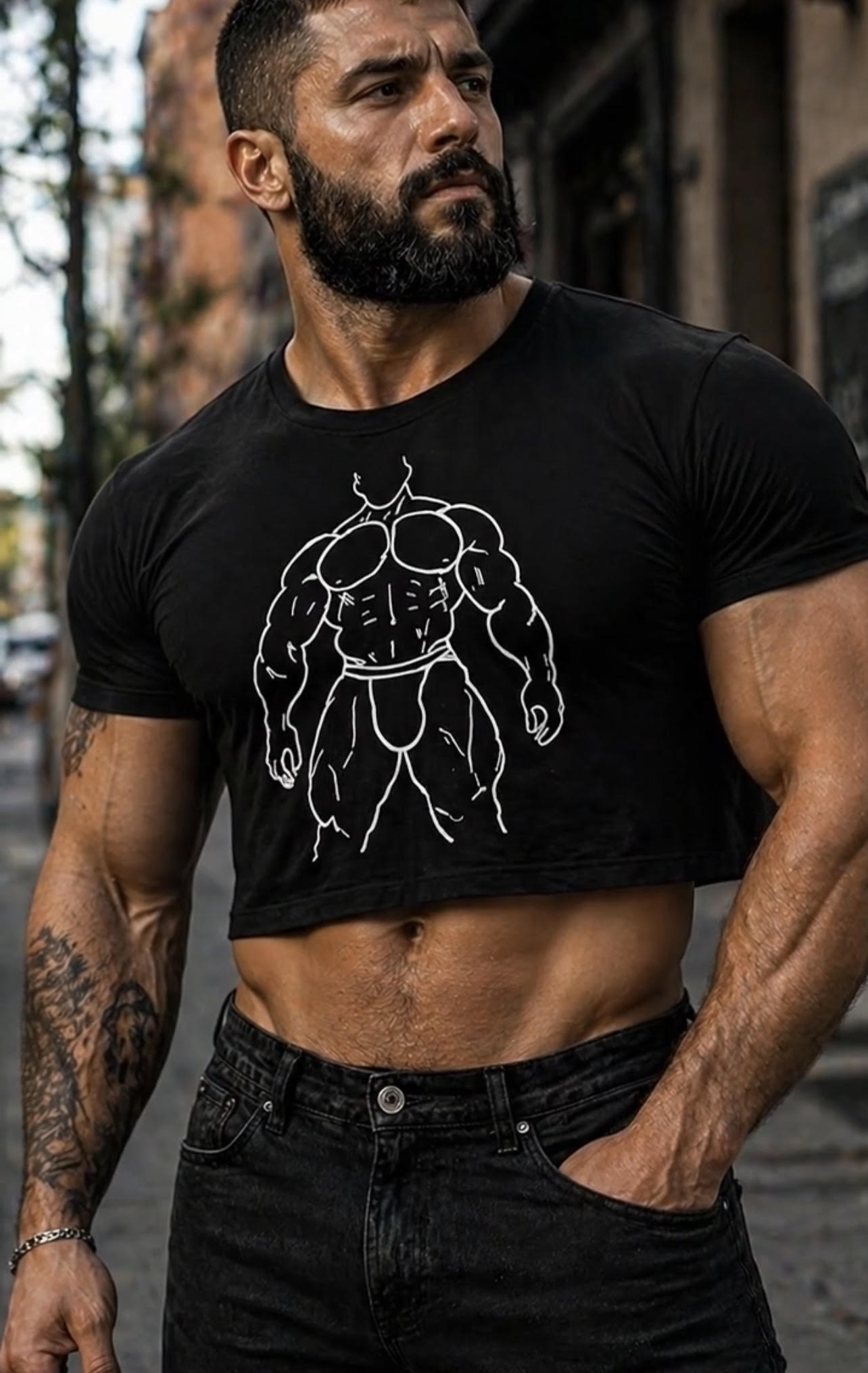 Crop top model 1