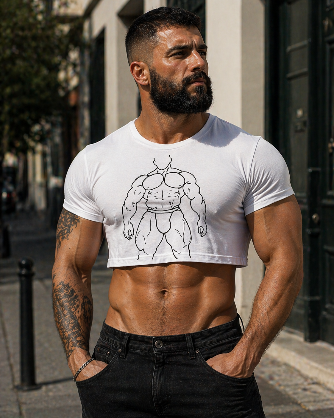 Crop top model 2