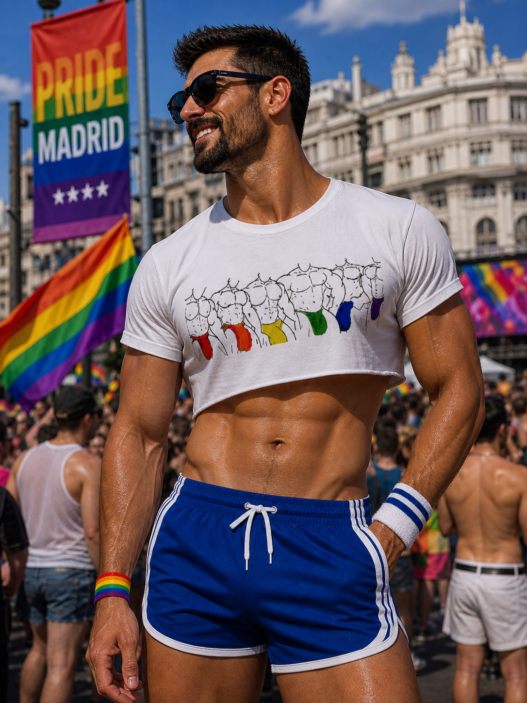 Crop top model 3